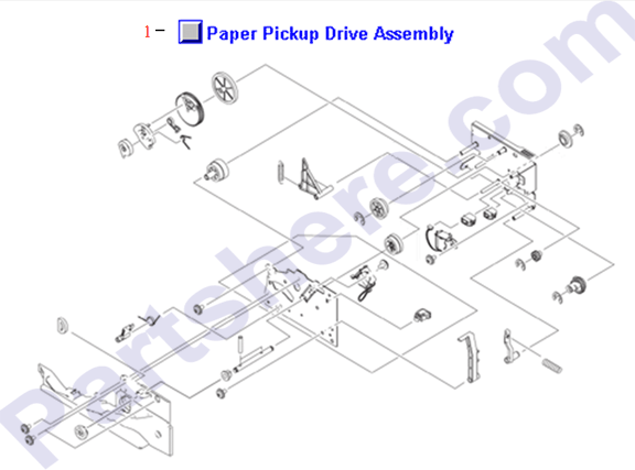 HP parts picture diagram for RM1-1687-000CN